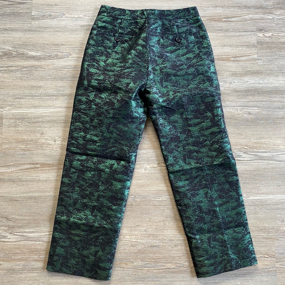 J. Crew evergreen jacquard patio pant - Picture 6 of 10